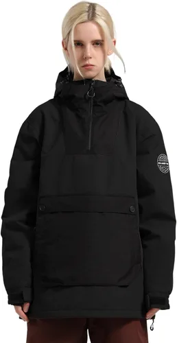 Miniatura 16 de Chaquetas de esquí para hombre, abrigos de snowboard para mujer, chaqueta impermeable para deportes de invierno, resistente al viento, cálida