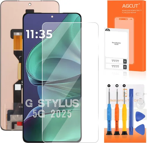 Para Moto G Stylus 5G 2025 Reemplazo de pantalla para Moto G Stylus 5G 2025 Pantalla LCD XT2517-1 XT2517 LCD Digitalizador Pantalla táctil Asamblea