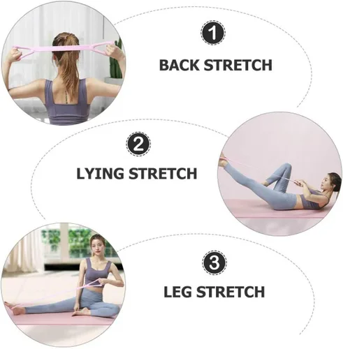 Miniatura 4 de Cabilock Juego de bandas de resistencia para gimnasio en casa, bandas de fitness con escultura de glúteos y resistencia a las sentadillas
