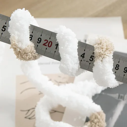 Miniatura 5 de HOMBYS Hilo de Chenille Grueso para Tejer a Mano, Hilo Grueso de Felpa Esponjosa para Tejer con los Brazos, Hilo Gigante Súper Voluminoso, Hilo