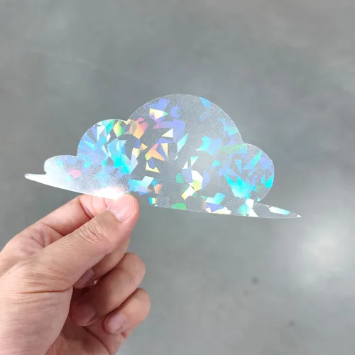 Miniatura 9 de Calcomanías holográficas para ventana para golpes de pájaros, recordatorio de vidrio, calcomanías autoadhesivas anticolisión, evita que los pájaros