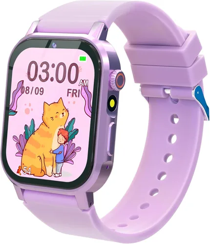 Miniatura 8 de Reloj Inteligente para Niños de 32 Juegos para Niños de 5 a 12 Años, Reloj Inteligente para Niños con Pantalla Táctil HD, Cámara de Video
