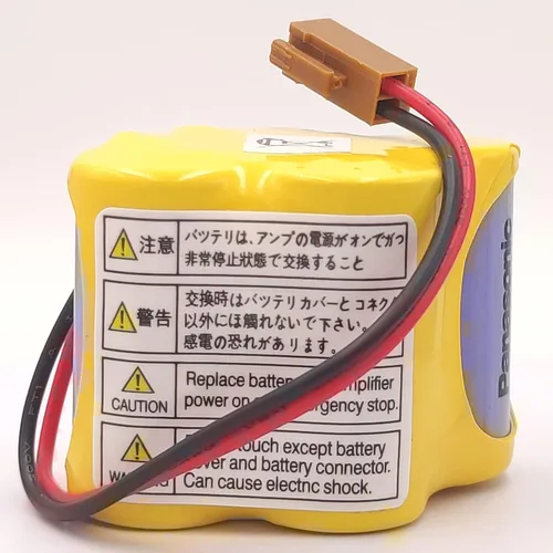 Miniatura 5 de BR-2/3AGCT4A - Batería de repuesto para FANUC A98L-0031-0025, CUSTOM-107, SHS749, ALIT0138, LIT0138 (conector marrón)