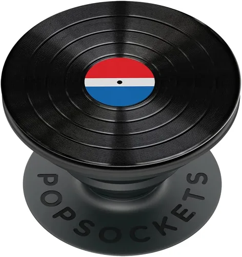 PopSockets - Agarre para teléfono con soporte expandible, agarre adhesivo - 45 rpm Vinilo
