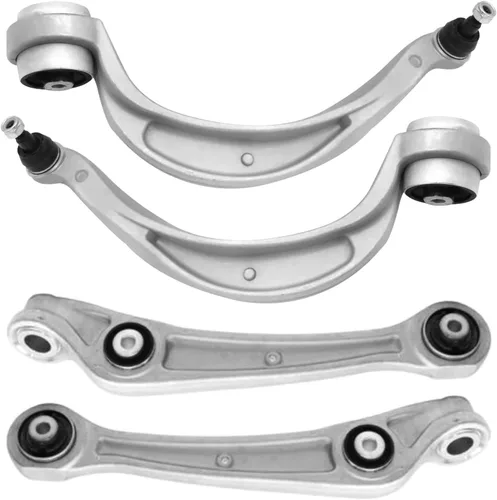 Miniatura 150 de Detroit Axle - Brazos de control superiores traseros para Chrysler 300 Dodge Challenger Charger Magnum, reemplazo del conjunto de brazos de control
