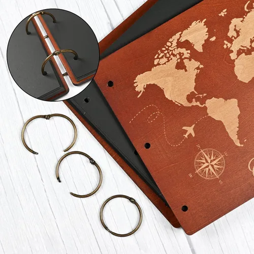 Miniatura 3 de Photo Album Refill Pages, for Giiffu DIY Scrapbook Photo 8.26x12.2inch Album, 20 Sheets / 40 Pages