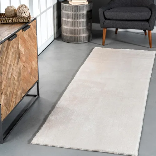 Miniatura 17 de nuLOOM Alfombra de Área de Felpa Acogedora de 5' x 8', Lavable a Máquina, Antideslizante, Alfombra Shag Suave y Esponjosa para Sala de Estar, Crema
