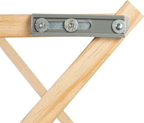 Miniatura 7 de Household Essentials X-Frame - Estante de secado de ropa, marco de madera estable con pies inclinados, varillas envueltas en vinilo suave, 23.8 pies