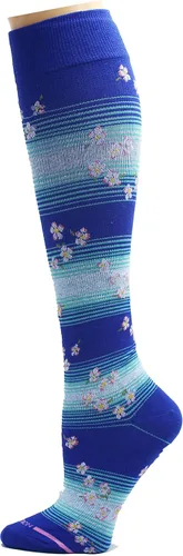 Miniatura 3 de Dr. Motion Calcetines de compresión para mujer, paquete de 3 unidades, gatos, puntos, perros