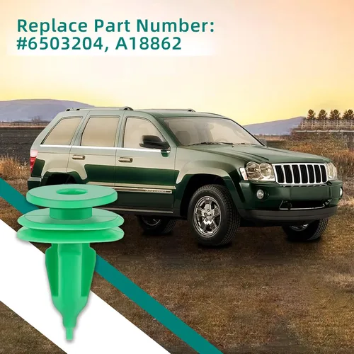 Miniatura 4 de AUTOKAY 100 piezas de clip de panel de puerta para Jeep Grand Cherokee 1993-2005 Cherokee 1993-2001, para Chrysler Cirrus 1995-2000, para Dodge