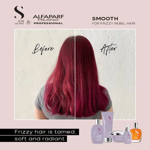 Miniatura 8 de Alfaparf Milano Semi Di Lino - Acondicionador suave para cabello encrespado y rebelde, acondicionador desenredante suave con semillas de lino