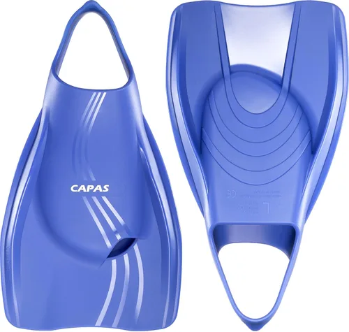 Miniatura 8 de CAPAS Aletas de Entrenamiento de Natación Pro con Bolsa de Malla, Aletas de Natación Profesionales Cortas de Silicona, Aletas de Talón Abierto