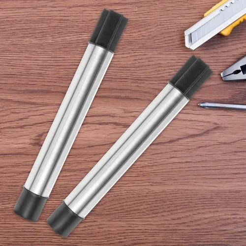 Miniatura 2 de OSALADI Estacas de repuesto de varilla hueca de acero inoxidable para luces solares, 3 piezas, conector de junta de estaca para jardín, camino