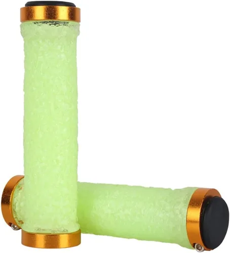 Miniatura 11 de Empuñaduras de manillar de bicicleta, 1 par de empuñaduras ergonómicas para manillar de bicicleta, agarre universal de doble bloqueo para manillar