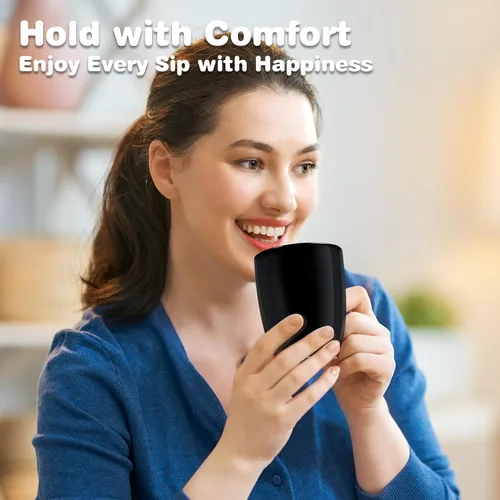 Miniatura 6 de Urbanstrive Taza de café grande de 16 oz con asa, taza de té taza de café novedosa idea de regalo para hombres y mujeres, trabajo de oficina