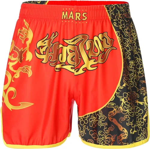 Pantalones cortos deportivos Muay Thai para hombre, pantalones cortos de kickboxing, artes marciales y artes marciales
