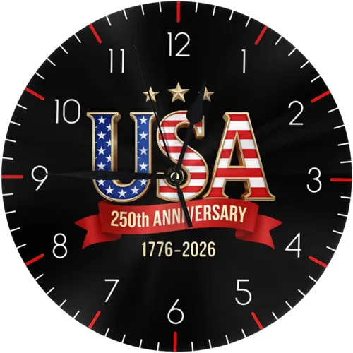 Miniatura 20 de Reloj de pared redondo para cuatro estaciones, árbol de la vida, silencioso, sin tictac, relojes decorativos con pilas, reloj silencioso 9.84