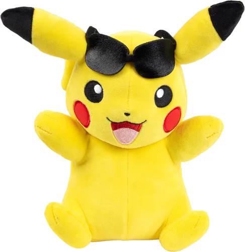 Miniatura 2 de Pokémon Pikachu - Peluche de vacaciones de 8 pulgadas, con licencia oficial, auténtica figura de peluche suave, regalo para niños, niñas, mayores