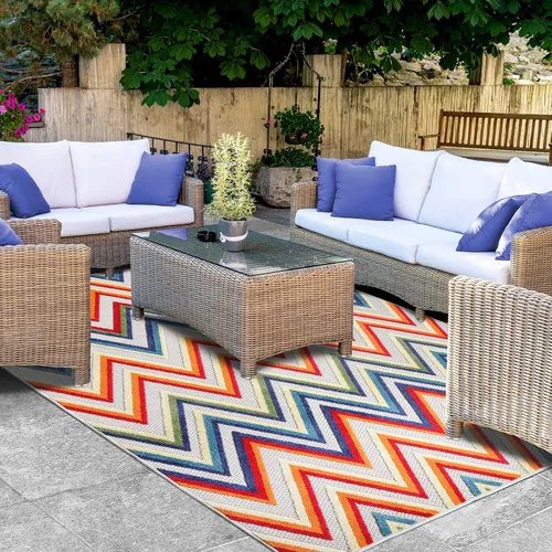 Miniatura 55 de SUPERIOR - Alfombra de interior y exterior, perfecta para patio, dormitorio, cocina, sala de estar, entrada, cuarto de juegos, guardería, cubierta