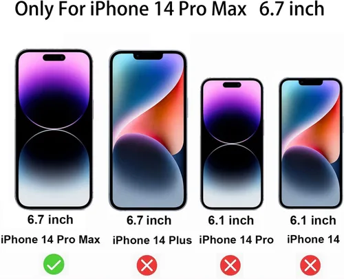 Miniatura 4 de Protector de pantalla de espejo de vidrio templado antiazul, 2 unidades, para iPhone 14 Pro Max, 6.7 pulgadas, dureza 9H, antiarañazos, cubierta