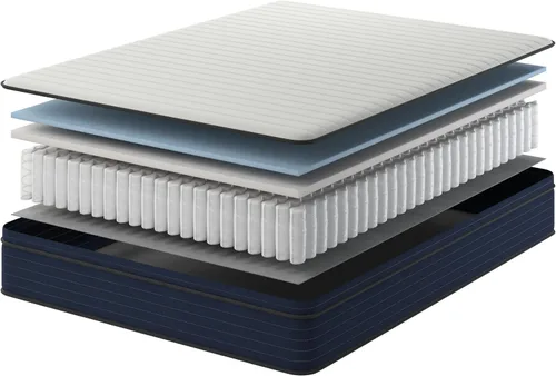 Miniatura 3 de NapQueen Tamaño Completo, Colchón Híbrido New Victoria de 10 Pulgadas con Gel Refrigerante Infundido, Resortes de Bolsillo y Espuma Viscoelástica
