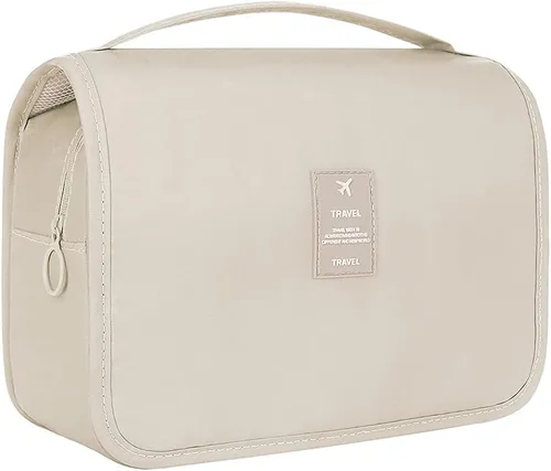 Erliway Neceser colgante de viaje para mujeres y hombres, bolsa de ducha portátil de baño con gancho, gran capacidad, impermeable, organizador de