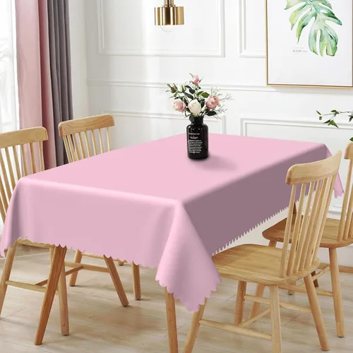 Miniatura 25 de 52x70inches Apple Green Tablecloth Heavy Duty Washable Polyester Fabric Table Cloth Rectangular Solid Color Table Cover for Kitchen Dining Room