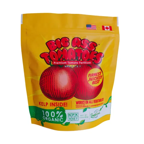 Big A Tomato Fertilizante orgánico prémium con algas marinas de 13.5 onzas para interiores y exteriores, fertilizante para plantas