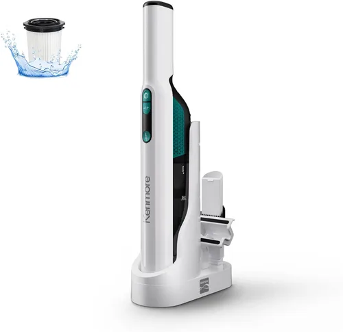Kenmore HV3005 Aspiradora de mano inalámbrica sin escobillas de 11.1 V, ligera, versátil y portátil, potente succión con control de potencia de 2