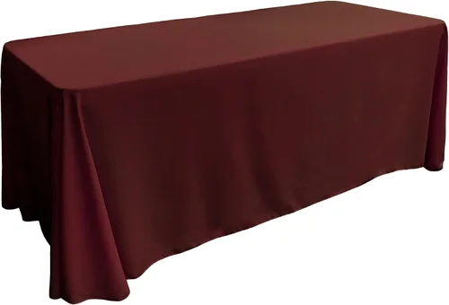 Miniatura 129 de LA Linen Mantel rectangular lavable de popelín de poliéster, resistente a las manchas y a las arrugas, cubierta de mesa 60x84, mantel de tela