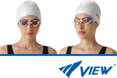 Miniatura 2 de Ver Equipo de natación V-230ASA Blade Orca SWIPE Antivaho Racing Gafas de natación Lente espejada Grand Blue/Shadow