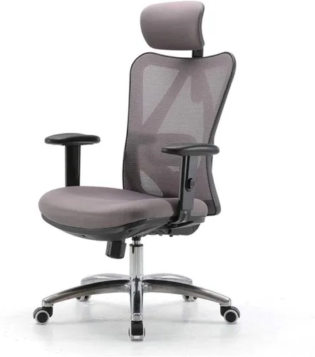 Miniatura 8 de Silla de oficina ergonómica giratoria ejecutiva multifunción de malla con ajustable (negro)