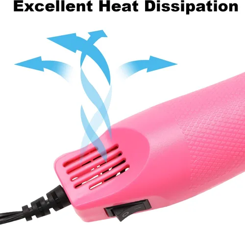 Miniatura 4 de Pistola de Calor para Manualidades - Mini Herramienta de Calor para Resina Epoxi, Moldes de Silicona, Vertido Acrílico, Gofrado, y Eliminación