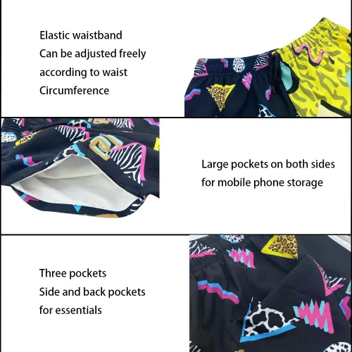 Miniatura 5 de Conjunto deportivo de 2 piezas para hombre, camisa hawaiana, pantalones cortos, camisa con botones y pantalones cortos con sombreros de pescador