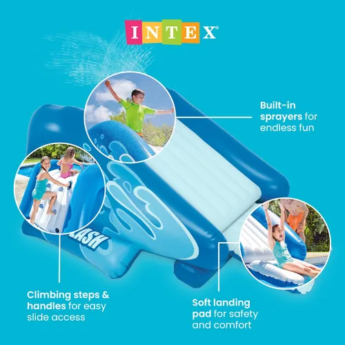 Miniatura 3 de Intex Hinchable, diseño de arcoíris anillo centro de juego, 135 pulgadas x 81 pulgadas x 50 pulgadas para +6 años