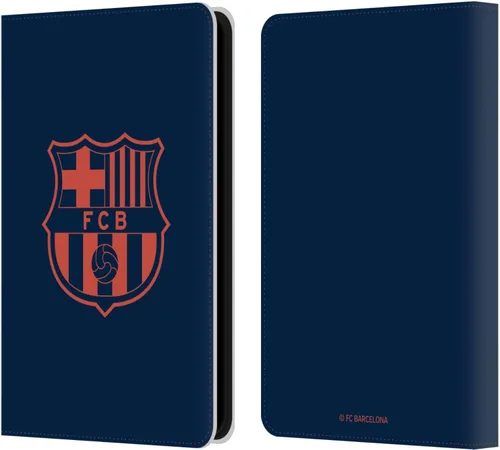 Miniatura 24 de Head Case Designs Funda de piel con licencia oficial del FC Barcelona Barca Crest Graphics compatible con Kindle Paperwhite 5 (2021)