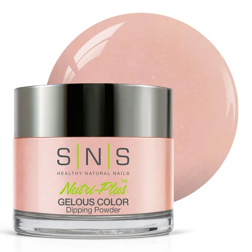Miniatura 20 de SNS Polvo de inmersión de uñas, polvo de inmersión de color geloso, rosa brillante (rojo/magenta, brillante), color de uñas acrílico de larga