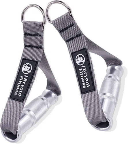 Miniatura 10 de J Bryant Fitness - Asas de gimnasio de metal para accesorios de máquina de cables, asas de agarrar de aleación de aluminio resistentes de alta