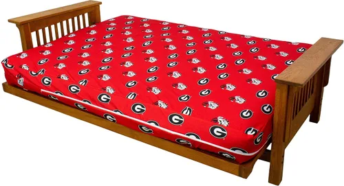 Miniatura 3 de College Covers Everything Comfy Georgia Bulldogs - Funda para futón, tamaño matrimonial (54 x 76 x 6 pulgadas), se adapta a tapetes de 6 y 8 pulgadas