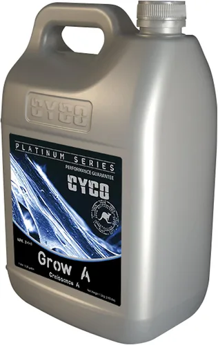 Miniatura 3 de CYCO Grow A, Nutrientes líquidos para plantas hidropónicas, 2-0-0, 20 litros