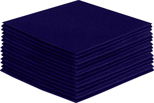 Miniatura 118 de FabricLA Hojas de fieltro acrílico para manualidades, cuadrados de fieltro precortados suaves de 4 x 4 pulgadas (3.9 in x 3.9 in), utiliza hojas