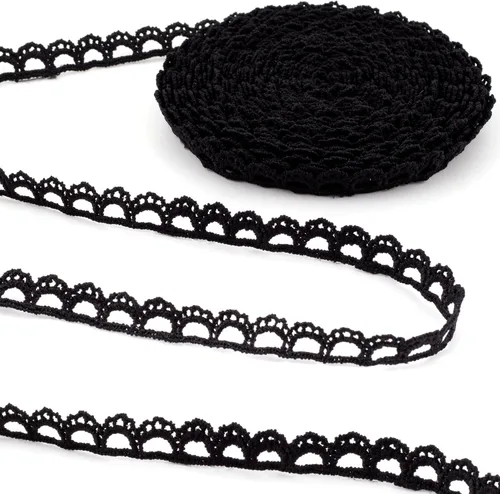 Miniatura 23 de 5.47 yardas, cinta de coser de encaje floral, adornos decorativos suaves para envolver ramos, lazos de bricolaje, clip para el cabello, decoración