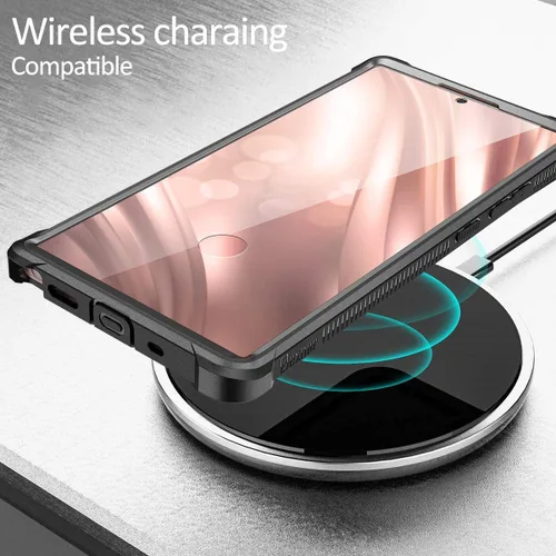 Miniatura 7 de Dexnor para Galaxy Note 20 Ultra Estuche con protector de pantalla transparente 360, cuerpo completo, resistente, protector, a prueba de golpes