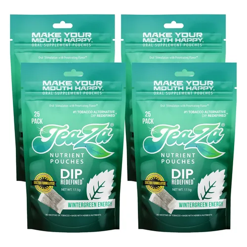Miniatura 26 de Teaza Bolsas energéticas a base de hierbas, para masticar tabaco, alternativa sin nicotina, sin humo, tabaco alternativo y inmersión saludable