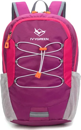 Miniatura 11 de IVYGREEN Mochila de senderismo para niños pequeños para niños o niñas, mochila pequeña para acampar o viajar, Azul, Pequeño, Mochilas Daypack
