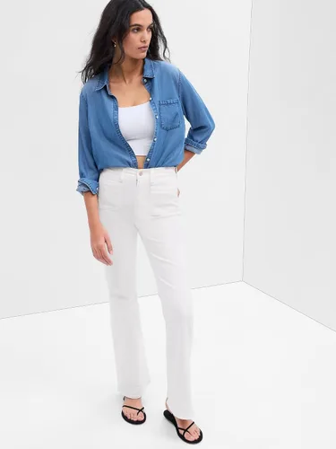 Miniatura 5 de GAP Women's High Rise Flare Denim Jeans