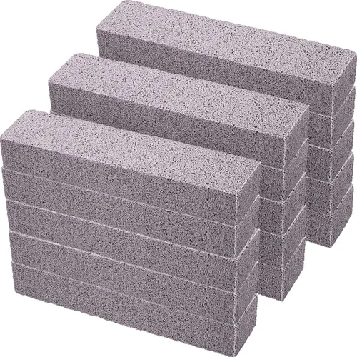 Miniatura 3 de 20 piedras pómez para limpieza – Estropajo de piedra pómez, limpiador de palo para quitar el anillo del inodoro, baño, hogar, cocina, piscina, 5.9 x