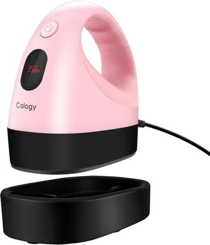 Calogy Mini prensa de calor, máquina de transferencia de calor, control de temperatura constante, base de seguridad aislada, se adapta a Rosa