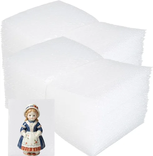 Miniatura 15 de 100 piezas de bolsas de burbujas, bolsas de burbujas de 6”x8” para compras, bolsas de acolchado de burbujas de doble pared para envío, embalaje
