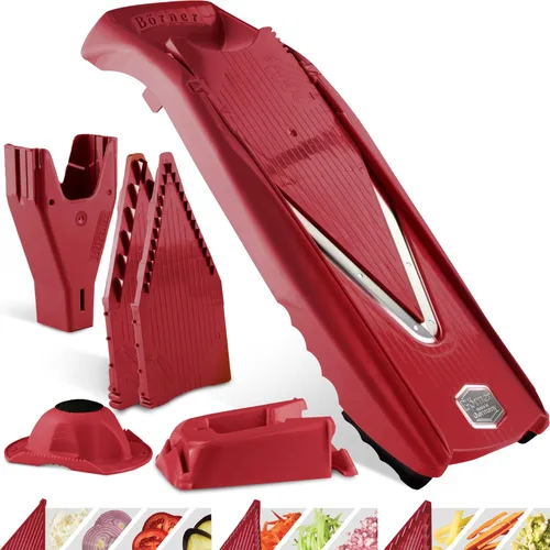 Miniatura 22 de Börner V5 PowerLine - Juego profesional de cortadores de verduras (7 piezas) • Cortador de verduras (cepilladora en V) para frutas y verduras +